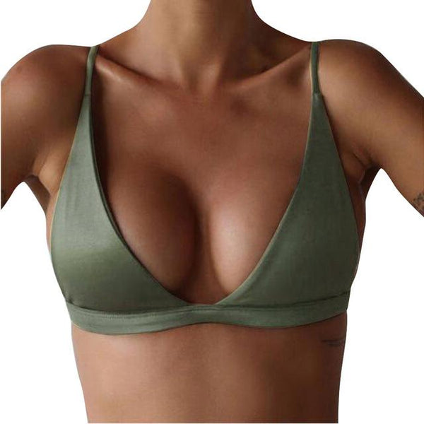 Sexy Bikinis Swimwear Women Push-Up Padded Bikini Top Bandeau woman Swimsuit Biquini Bikini 2019 Bathing Suit Beachwear  Z0504