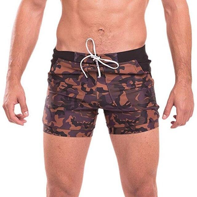 ITFABS Sexy Camo Swimsuit Swimwear for Men maillot de bain Mens Swim Briefs Beach Shorts Swimming Trunks Zwembroek Heren Mayo
