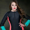 Long Sleeve Rash Guards Surf Top Tankini Plus Size Swimsuit Tops Women One Piece Swimwear 2019 Female Wetsuits Bathing Suits