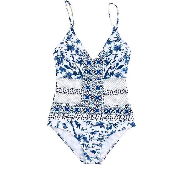 NEW-Dikini One Piece Push-Up Padded Swimwear Women Swimsuit Diquini One Piece Swimsuit Dikini Set Swimsuit M