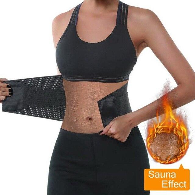 Vertvie Women Waist Support High Elastic Waist Trimmer Belt Exercise Weight Loss Shaper Gym Fitness Belts With Phone Armband Bag