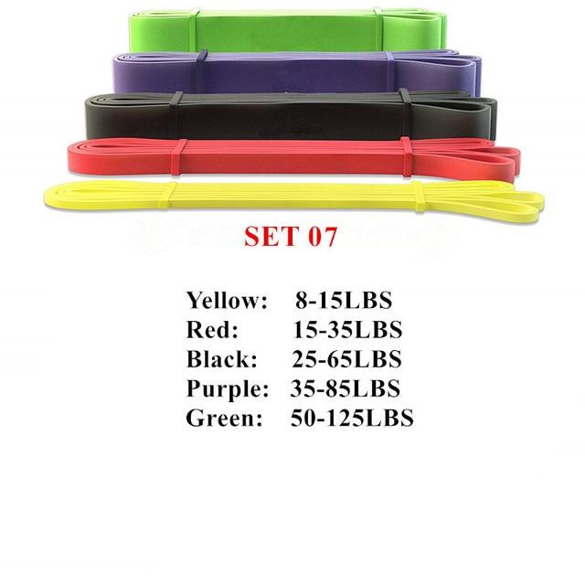 9 Levels Fitness Resistance Bands Pull Up Band Heavy Duty Assist Bands for Assistance Exercise/ Mobility/Stretch/Power lifting