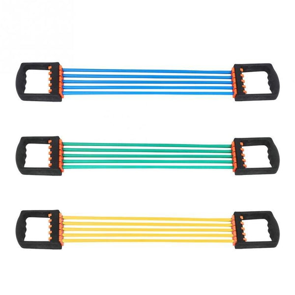 Rubber String Chest Expander Developer Fitness Exercise Sports Pull Rope Resistance  Bands Arm Chest Muscle Training Equipment