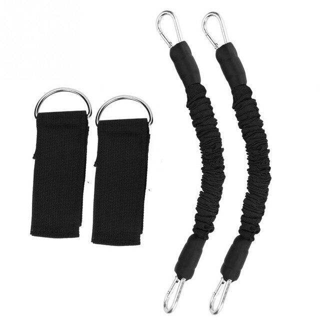 Fitness Sports Ankle Straps Leg Resistance Bands Latex Football Trainer Leg Strength Training Elasticity Ankle Straps Pull Rope