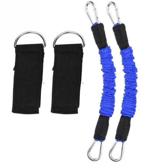 Fitness Sports Ankle Straps Leg Resistance Bands Latex Football Trainer Leg Strength Training Elasticity Ankle Straps Pull Rope