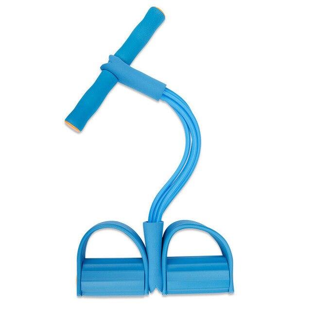 Fitness Gum 4 Tube Resistance Bands Latex Pedal Exerciser Sit-up Pull Rope Expander Elastic Bands Yoga equipment Pilates Workout