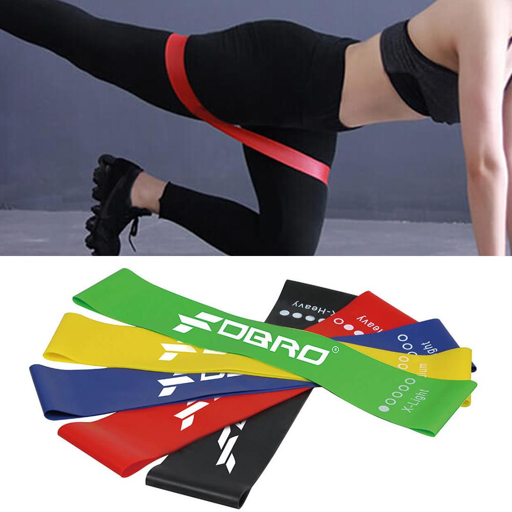 FDBRO Resistance Bands Rubber Bands Loop Yoga Pilates Sport Gym Strength Training Workout Latex Elastic Bands Fitness Equipment