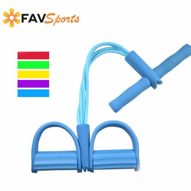 Exercises Resistance Band Crossfit Rubber Pull Rope Strength Training Latex Resistance tube Foot Pedal Gym bands set