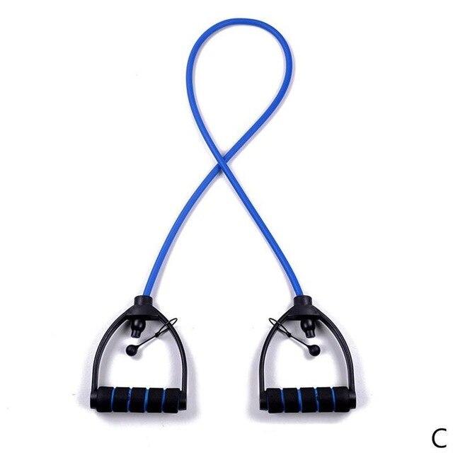 Yoga Pull Rope Elastic Resistance Bands Fitness Workout Exercise Tubes Practical Training Rubber Tensile Expander