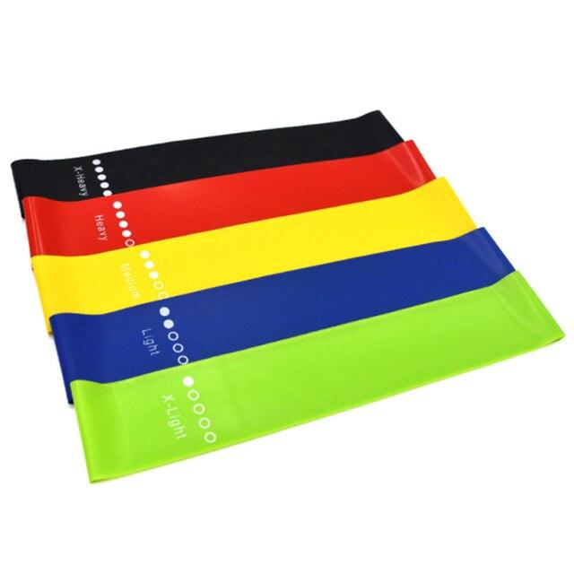 5 Pieces / Set Resistance Band Latex Pull Band Sports Fitness Yoga Resistance Band Fitness Belt Tension Belt Strength Training E