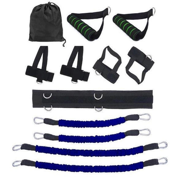 Resistance Bands Stretching Strap Set for Leg Arm Waist Exercises Boxing Thai Home Gym Bouncing Strength Training Equipment