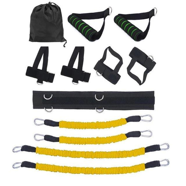 Resistance Bands Stretching Strap Set for Leg Arm Waist Exercises Boxing Thai Home Gym Bouncing Strength Training Equipment