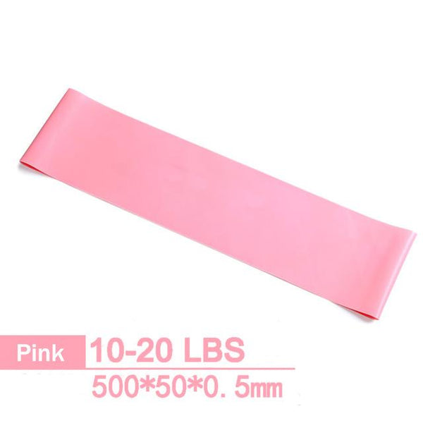 500mm Elastic Strength Rubber Loop Workout Sport Training Pilates Resistance Bands Fitness Crossfit Power Gym Yoga Training