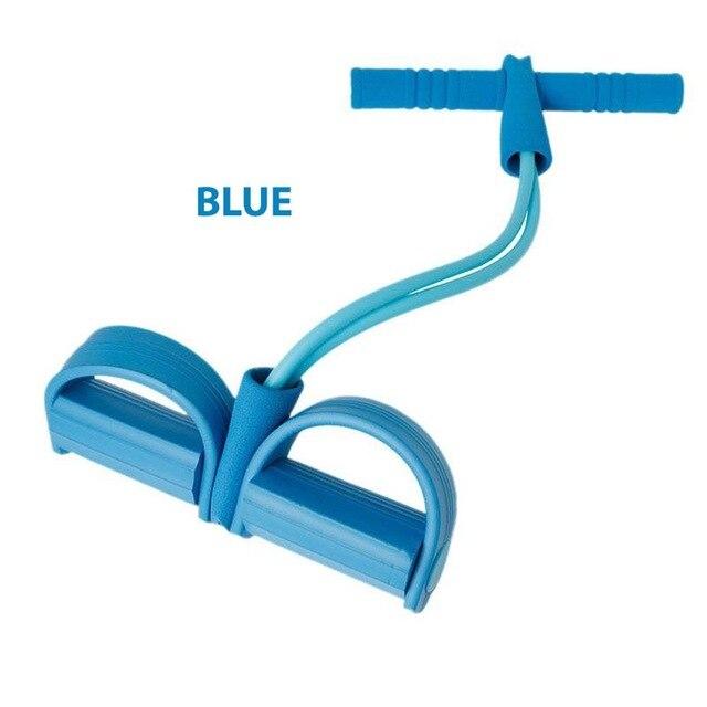 Elastic Bands For Fitness Resistance Band Pull Rope 2 Tube Foot Pedal Body Slim Trainer Training Tape Yoga Sports Training Bands