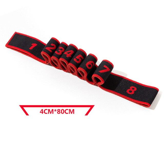 80cm Gymnastics Latin Training Bands Pilates Kids Yoga Stretch Resistance Bands Fitness Elastic Exercise Pull Rope Children