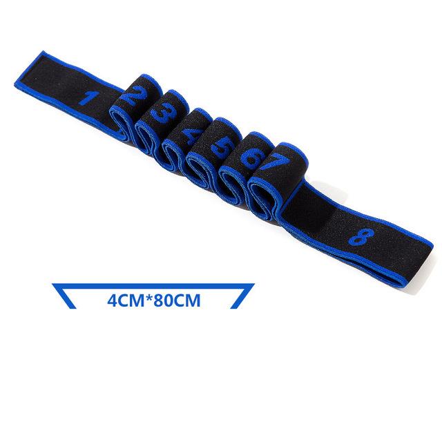 80cm Gymnastics Latin Training Bands Pilates Kids Yoga Stretch Resistance Bands Fitness Elastic Exercise Pull Rope Children