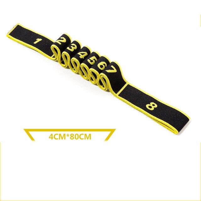 80cm Gymnastics Latin Training Bands Pilates Kids Yoga Stretch Resistance Bands Fitness Elastic Exercise Pull Rope Children