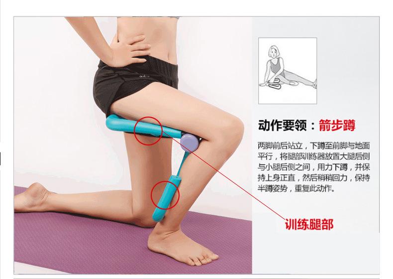 Free Shipping In Stock Home Fitness Workout Bands Clip Leg Slimmer Tension Resistance Band Portable Home Fitness Equipment