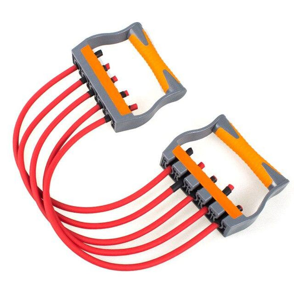 Sports Chest Expander Arm Pulling Resistant Band Fitness 5 Tube Latex Resistance Cable Bands Comprehensive Fitness Exercise