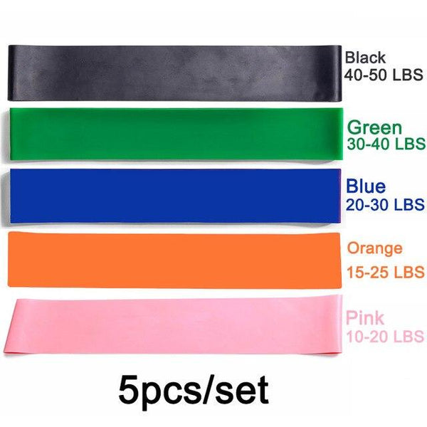 Women Yoga Rubber Loop Fitness Equipment Gym Crossfit Strength Resistance Bands Power Pilates Elastic Training Workout Expander