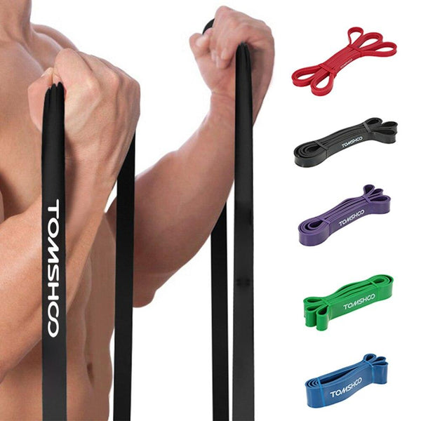 208cm Workout Loop Band Pull Up Assist Band Stretch Resistance Band Powerlifting Bodybulding Yoga Exercise Fitness Mobility Band