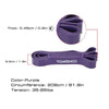 208cm Workout Loop Band Pull Up Assist Band Stretch Resistance Band Powerlifting Bodybulding Yoga Exercise Fitness Mobility Band