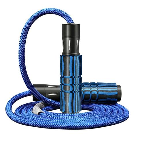 ROEGDAYN Adjustable 3m CrossFit Skip Rope Fitness Heavy / weighted Jump Rope with Metal Cable Bearing for Jumping Ropes Training