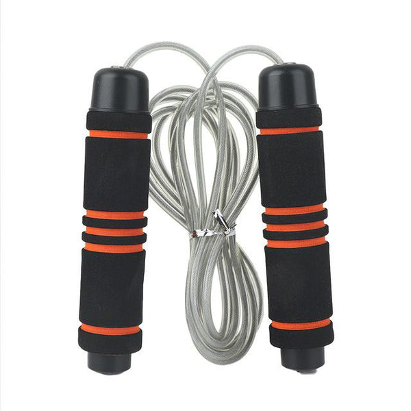 Adjustable Environmental Sponge Handle Wire Rope Skipping Exercise Fitness Adult Student Weighted Jump Rope Skipping