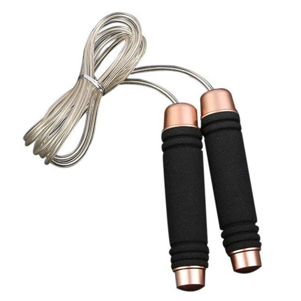 2019 New Wire Handle Weight Jumping Rope Gym Exercise Training Wire Skipping