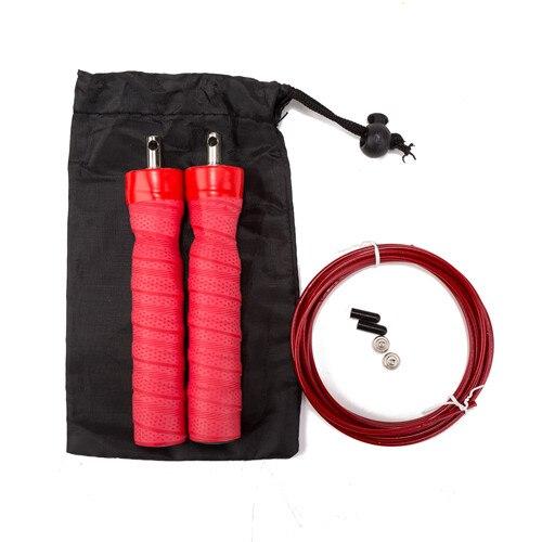 Crossfit Jump Rope Skip Speed Strength footwork skipping rope Weighted Jump Ropes Fitness Traning Ball Bearings Anti-Slip Handle