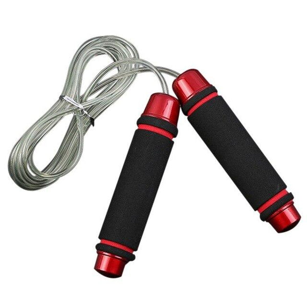 Professional Bearing PVC Wire Fitness Skipping Rope Single Skipping Load Block Rope Lose Weight Jumping Rope With Pack