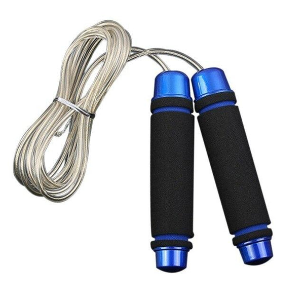 Professional Bearing PVC Wire Fitness Skipping Rope Single Skipping Load Block Rope Lose Weight Jumping Rope With Pack