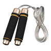 Professional Bearing PVC Wire Fitness Skipping Rope Single Skipping Load Block Rope Lose Weight Jumping Rope With Pack