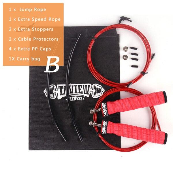 Crossfit Skipping Speed Jump Rope Weighted Jump Ropes Ball Bearings for MMA Boxing Training Bodybuilding Fitness Gym Eequipment