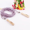 Wood Skipping Rope Cord for Student Nylon BodyBuilding Fitness Gym Equipment Outdoor Games Lose Weight Jump Rope