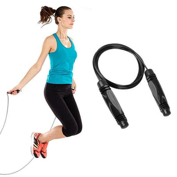 Fitness Training Skip Rope Anti Slip Foam Handle Bearing Skipping Rope Steel Wire Jumping Ropes Lose Weight Exercise Jump Rope