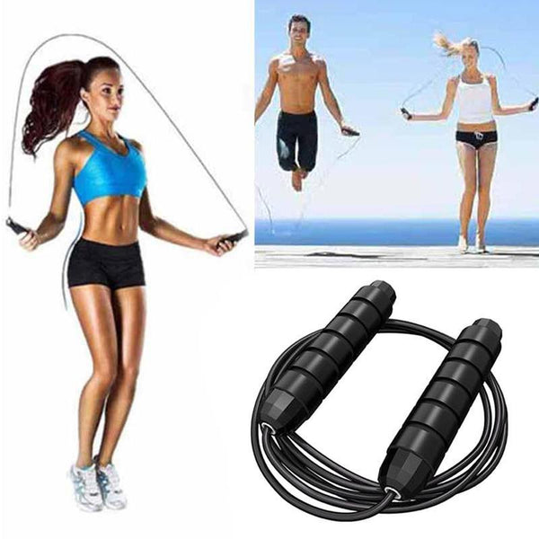 3m/10ft Adjustable Boxing Skipping Rope Gym Weighted Jump Adult Speed Ropes Kids