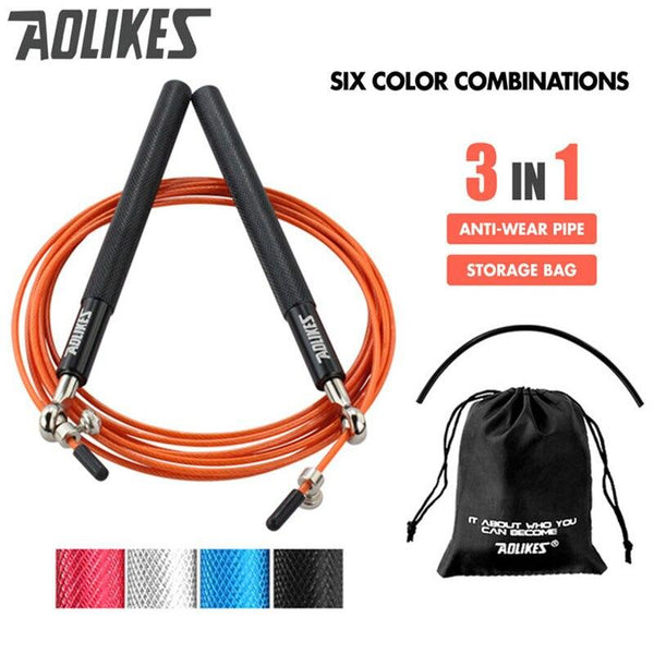 Alloy Racing Jumping Weight Skip Ropes Jump Rope Adult Steel Wire Aluminum Body Building Fitness Accessories Advanced Athletes