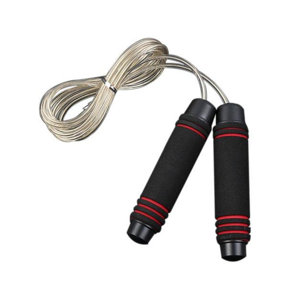 new  PVC Multi-color Transparent Foam Material Skipping Rope Professional Weight Training Body Build Single Jumping Rope