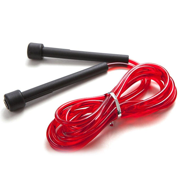 275cm Transparent PVC Sports Weight Loss Speed Training Adjustable Fitness Jump Rope Workout Universal Skipping Boxing