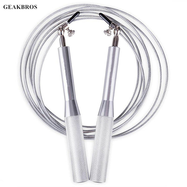 Crossfit Speed Jump Rope Weighted Skipping Rope Wire Rope MMA Boxing Sport Fitness Skip Workout Jumping Rope Training For Kids