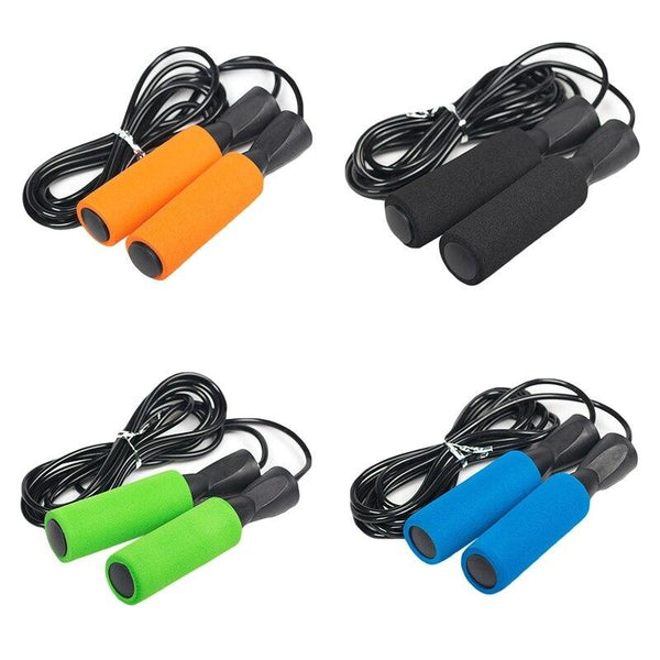 1pc Bearing PVC Skipping Jump Rope Sports Lose Weight Exercise Adjustable Gym Fitness Training Speed Skipping Rope Sportswear