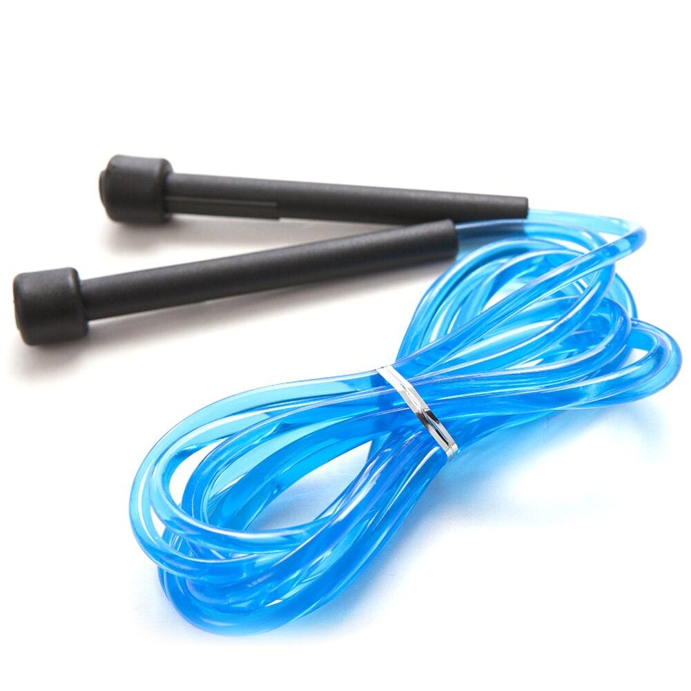 275cm Skipping Workout Jump Rope Adjustable Fitness Universal Gym Equipment Boxing Transparent PVC Speed Training Weight Loss