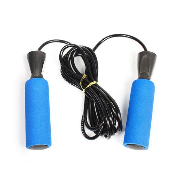 Adjustable Bearing PVC Skipping Jump Rope Sports Lose Weight Exercise Gym Training Speed With Thickened Anti Slip Foam Handle