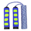 Jump Rope Hollow Rubber Foam Handle Polyester Cotton Rope Skipping Lose Weight Gym Home Kids PE Supply