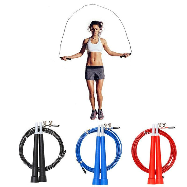 Fitness Jump Rope Equipment Exercise Skipping Anti-Slip Workout Skip Muscle Training Adjustable Skipping Jump Rope Lose Weight