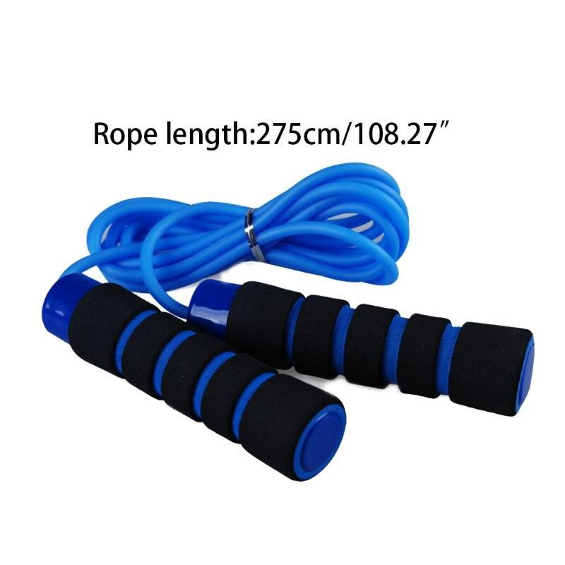 Jump Rope Plastic Handle Anti Slip Comfortable Foam Pad Fast Speed Rope Skipping Lose Weight Gym Home PE Supply