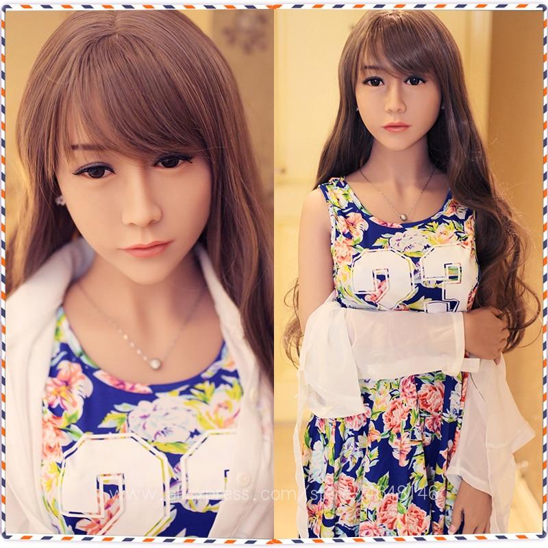 158cm Real Silicone Sex Dolls Skeleton Japanese Full Adult Oral Love Doll Realistic Vagina Toys for Men Sexy Big Breast