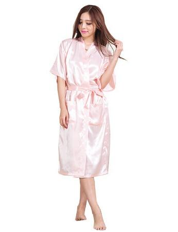 High Quality Black Women Silk Rayon Robe Sexy Long Lingerie Sleepwear Kimono Yukata Nightgown Plus Size S M L XL XXL XXXL A-050