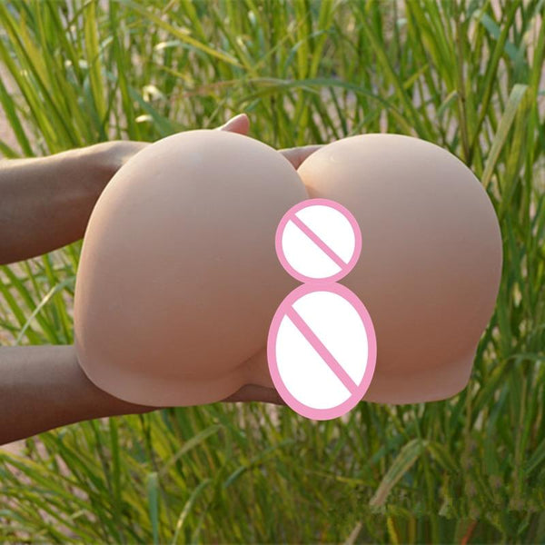 Sex Dolls 0.75/1.5/3.5kg Realistic Solid Silicone Sex Doll with Ass & Vagina, Men's Masturbator Toy with Pussy+Anal D4-1-4